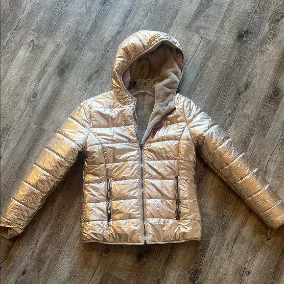 Women’s Tribal XS Cream Hooded reversible Jacket - Picture 5 of 8